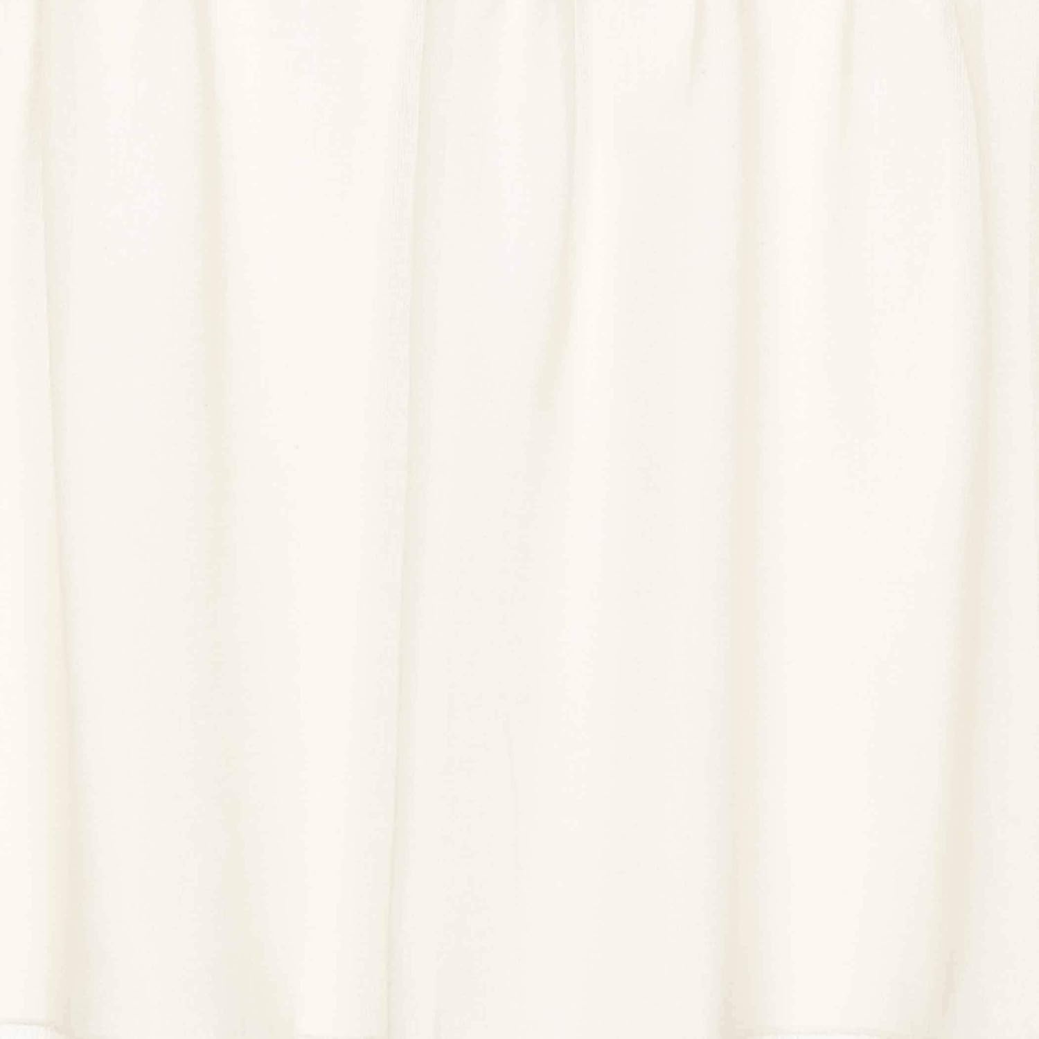 VHC Brands Tobacco Cloth Valance 16x90 Antique White