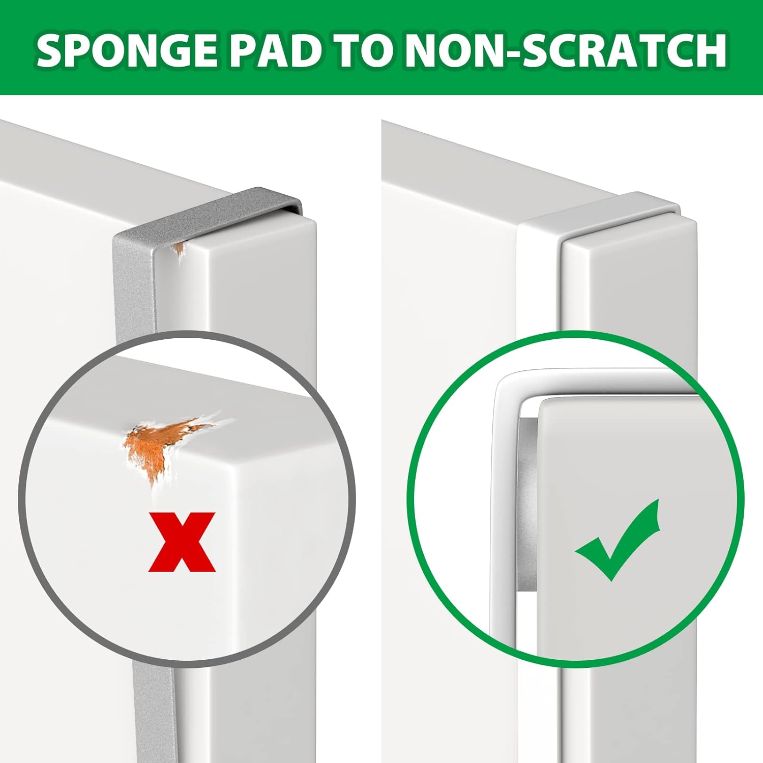 14 Inch Z-Shaped Door Hooks 4 Pack White