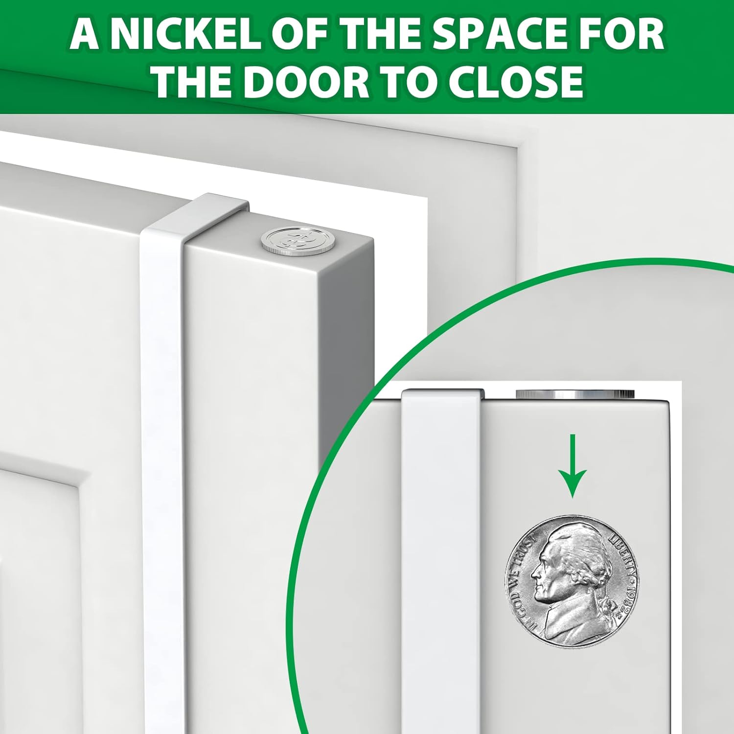 14 Inch Z-Shaped Door Hooks 4 Pack White