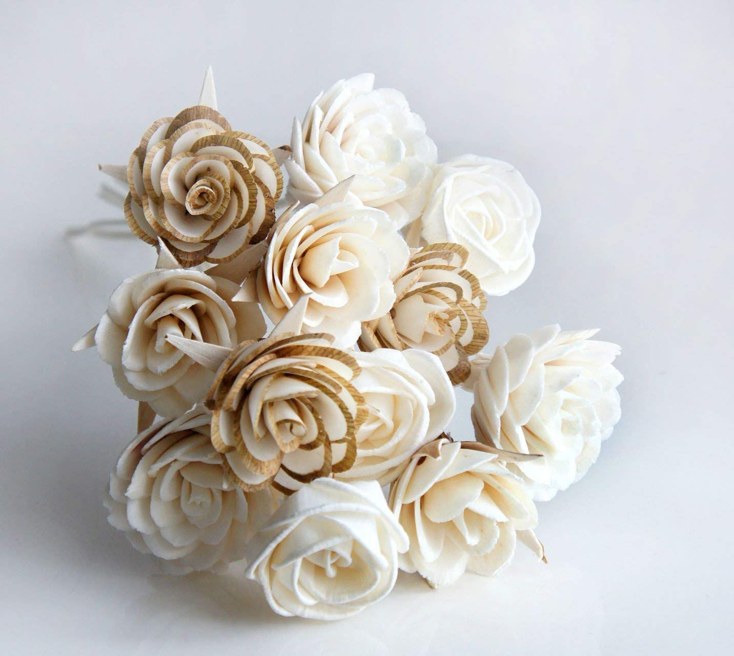12 Mixed Rose Sola Flower Reed Diffuser Stick for Home Fragrance