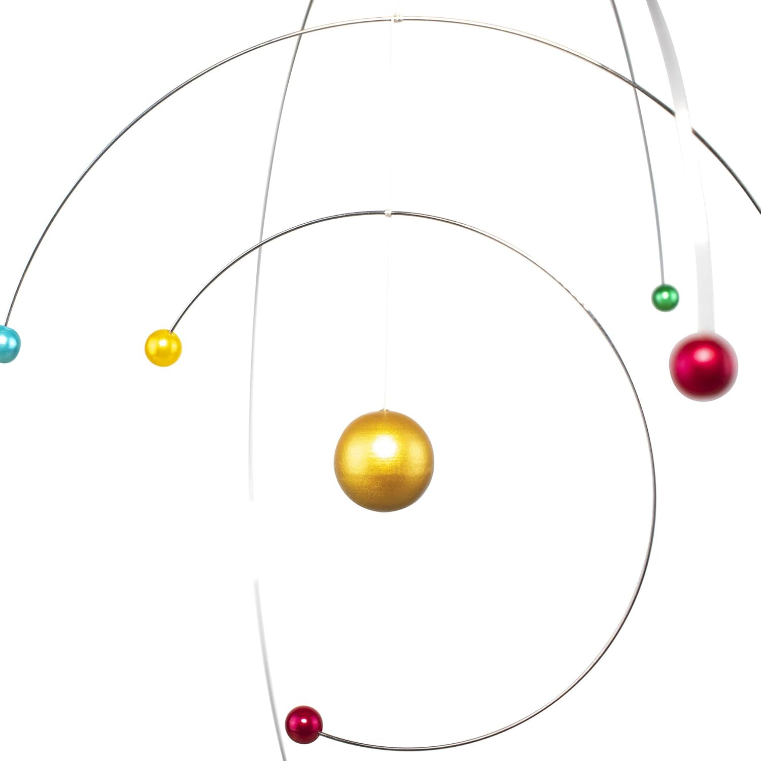 ScienceGeek Rotating Galaxy Mobile - 10 Inch Iron Solar System Decor