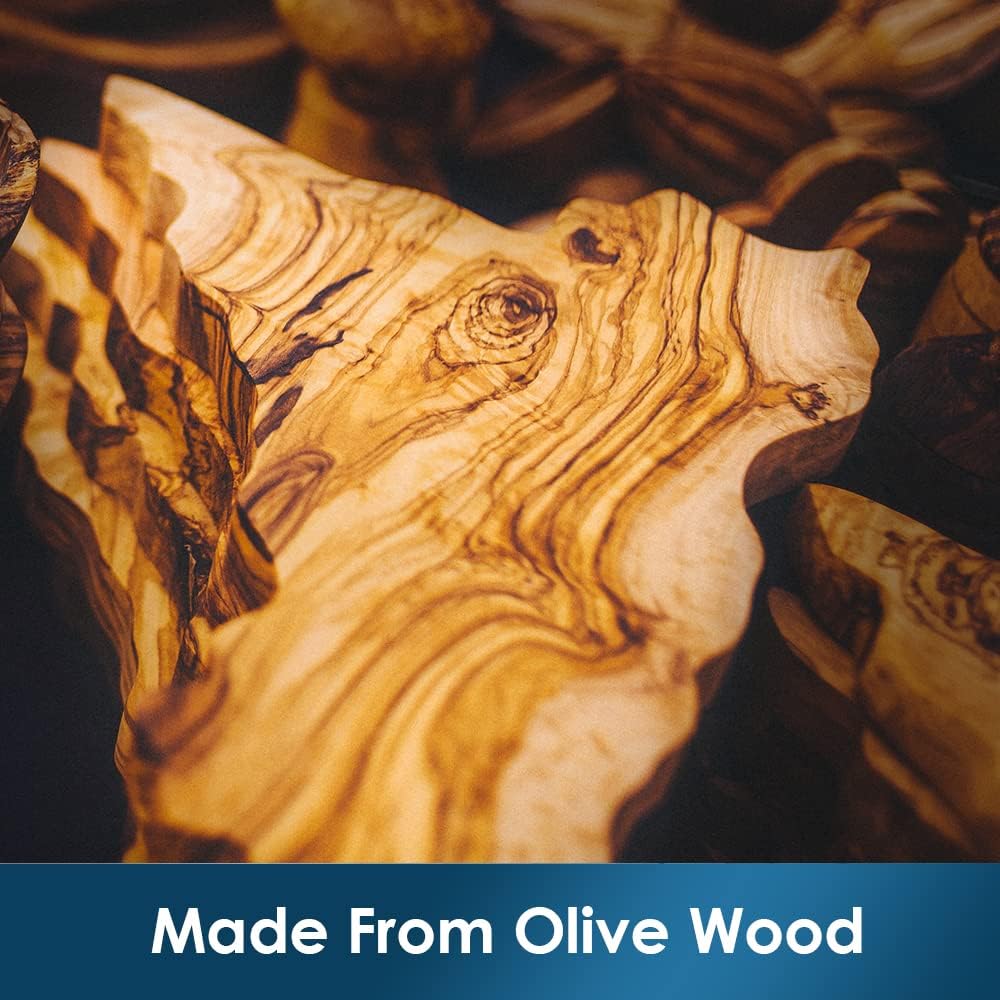 HalleluYAH Olive Wood Mezuzah from Bethlehem