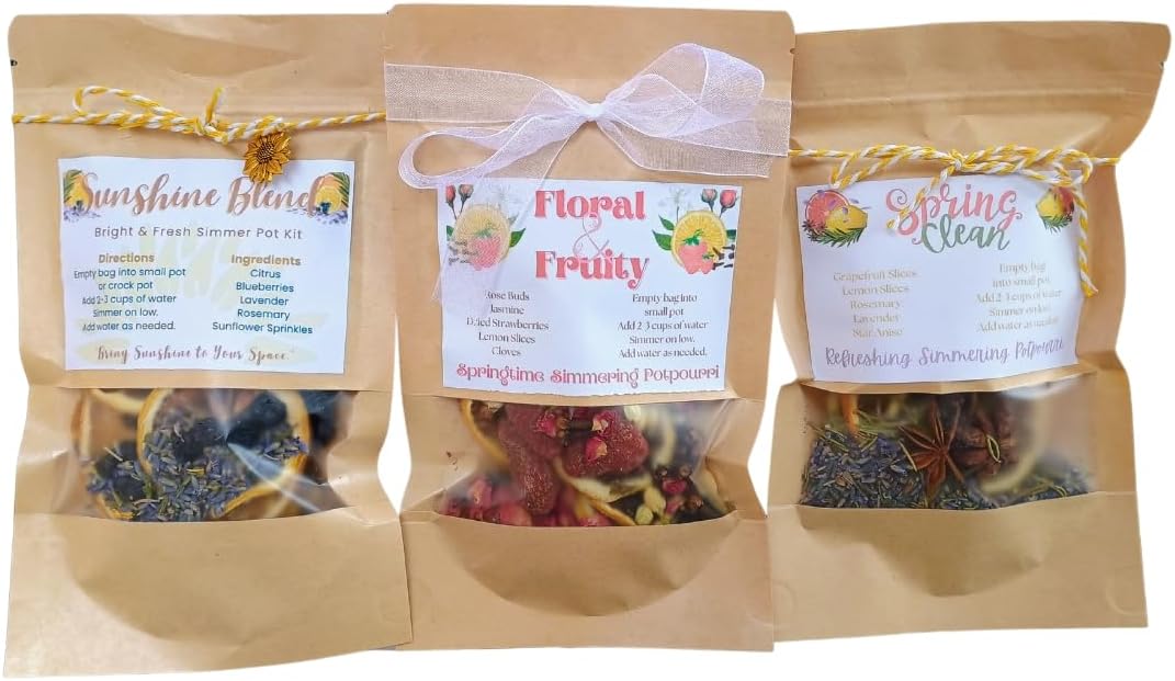 Springtime Simmer Potpourri Variety Pack - 3 Blends