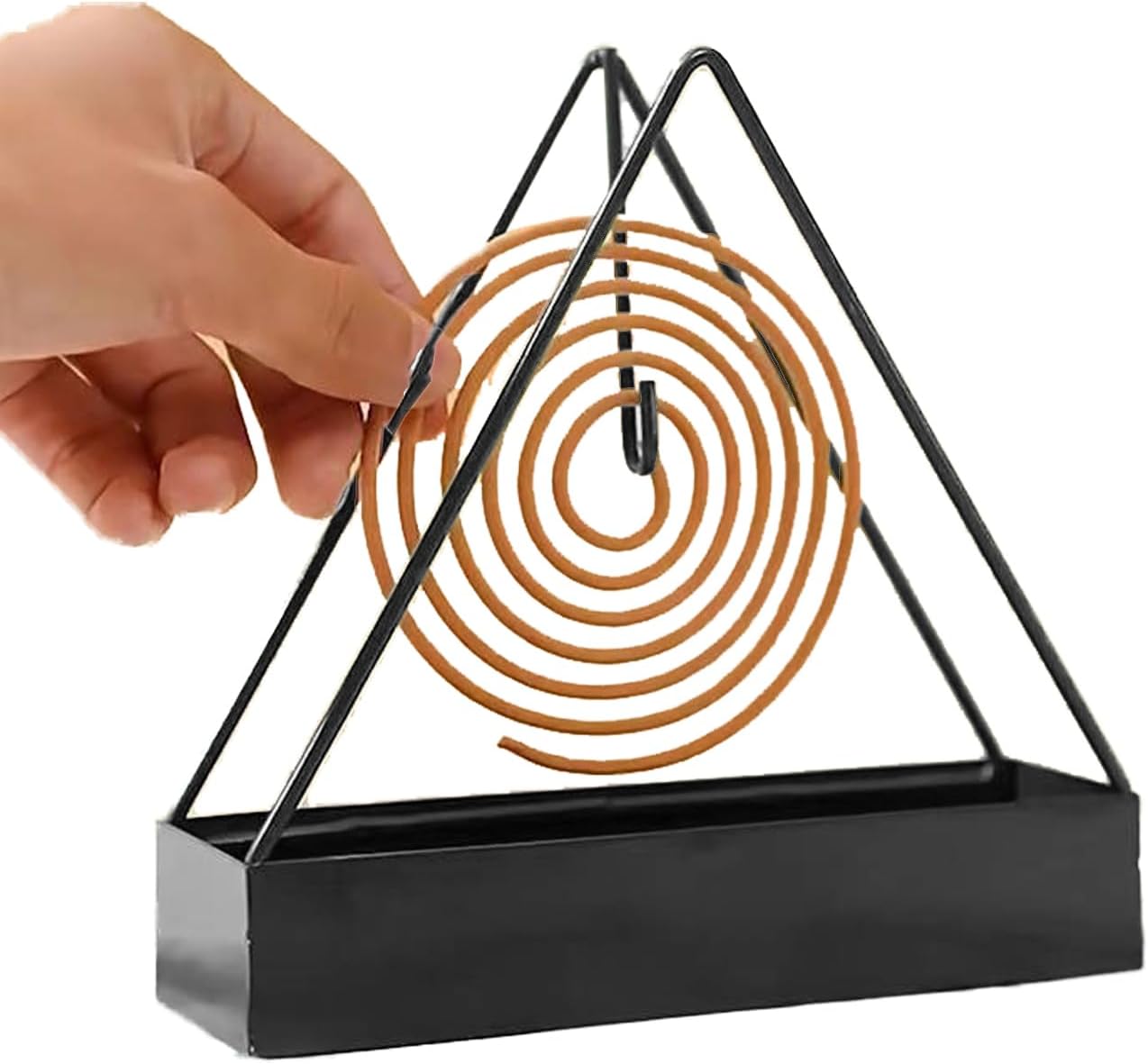 Designer Portable Mosquito Coil Holder with Handle