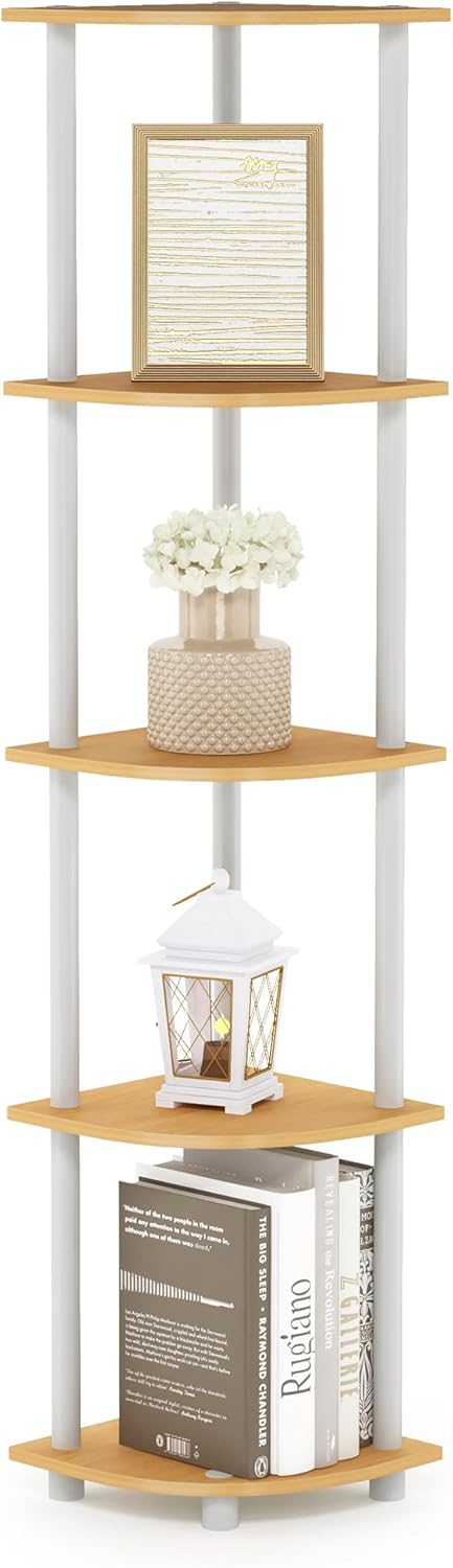 Furinno Turn-N-Tube 5 Tier Corner Display Rack