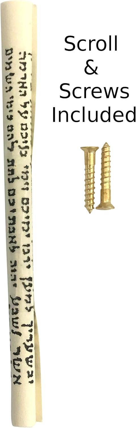 Tamara Baskin Art Glass Twelve Tribes Mezuzah