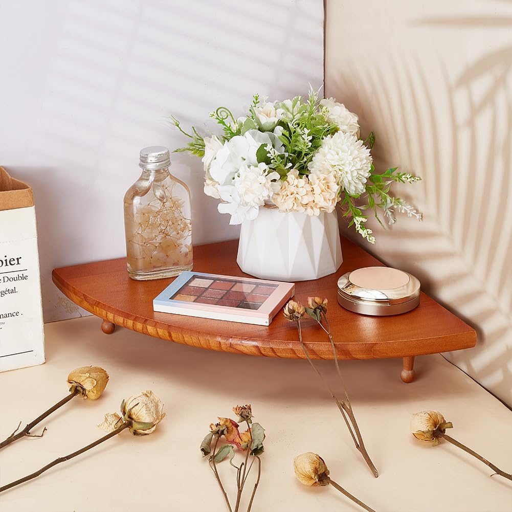 Fingerinspire Wood Corner Shelf 118x118x118