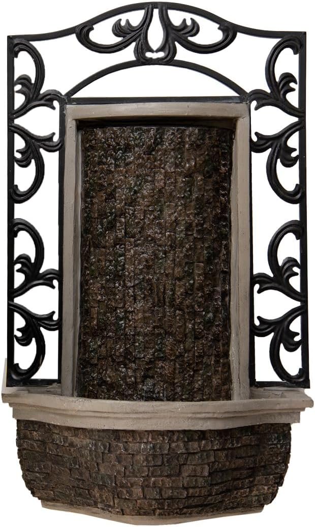 XBrand 3031 H Wall Mounted Waterfall Fountain with Pump