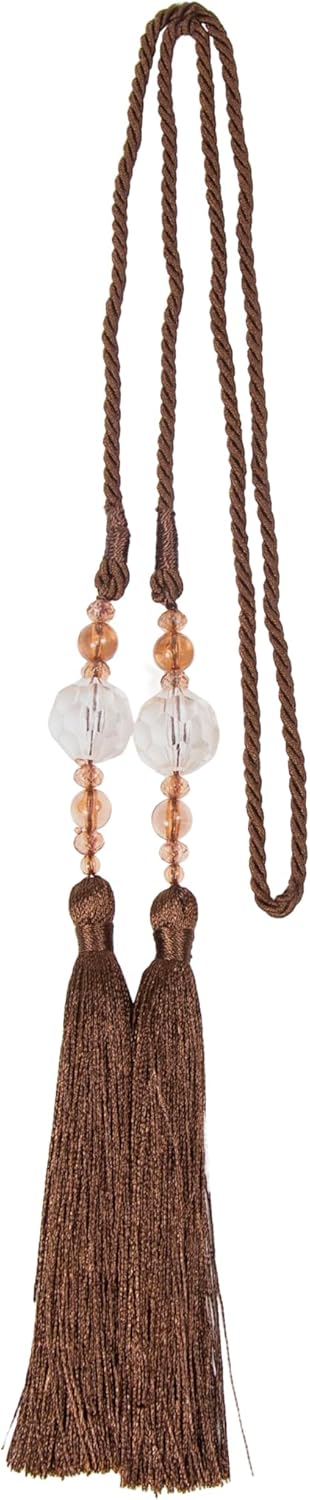 Kenney KN99817 22 Inch Beaded Rope Tassel Holdback