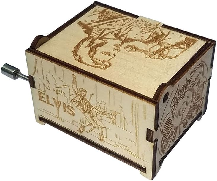 Elvis Presley Mini Music Box with Cant Help Falling In Love