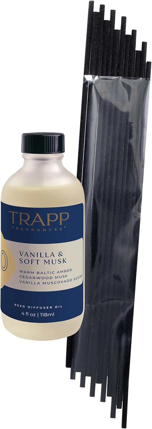 TRAPP No 80 Vanilla Soft Musk Reed Diffuser Refill