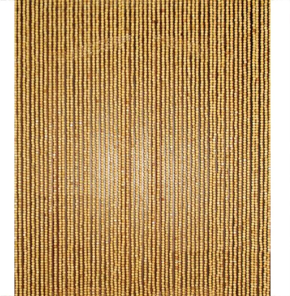 OKUOKA Beaded Door Curtain Wood Bead String for Room Dividers