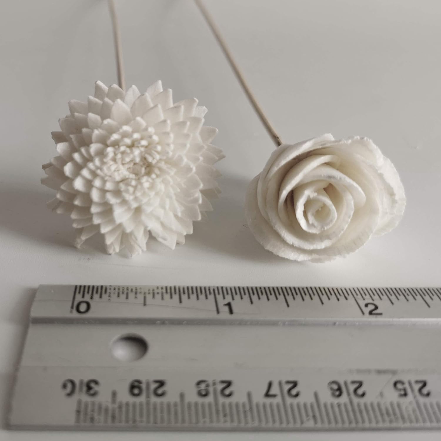 20 Mini Gerbera Rose Sola Flower Reed Diffuser Stick for Home Fragrance