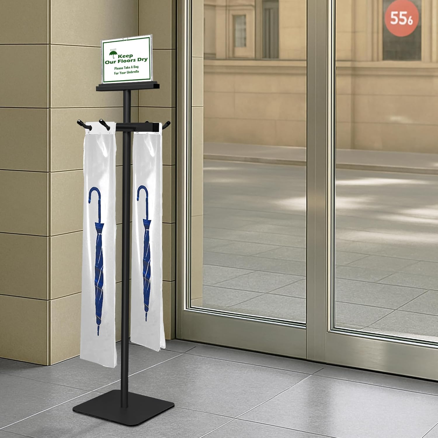 Montex Umbrella Bag Stand with 210 Bags