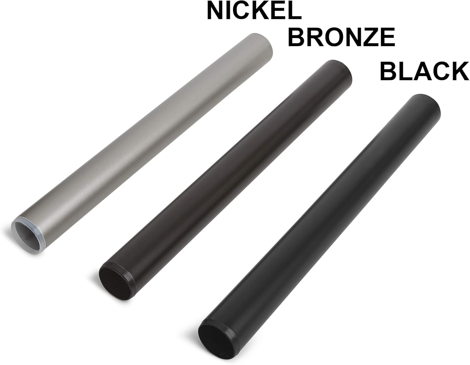 Amazon Basics 1-Inch Curtain Rod with Cap Finials