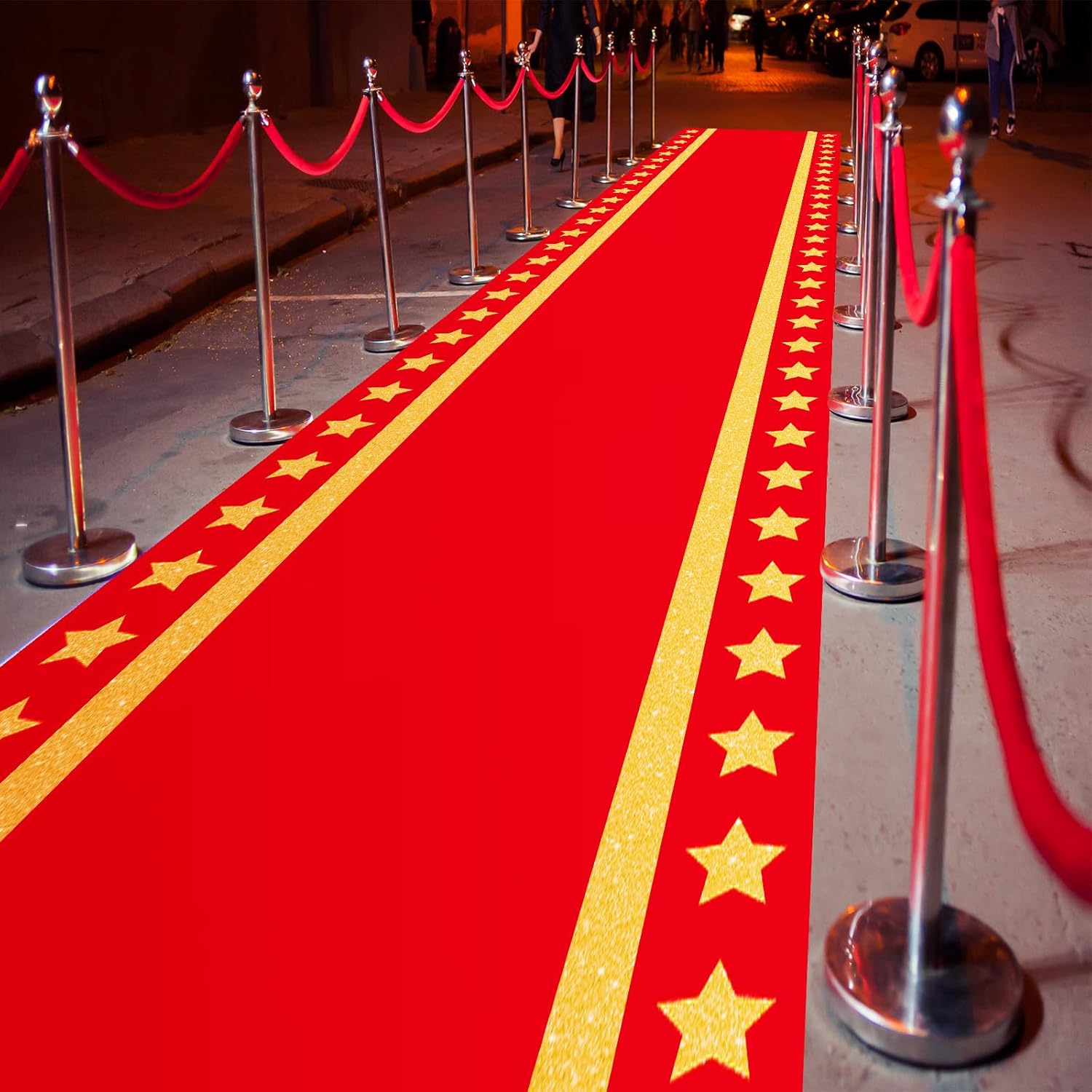 Woanger Red Carpet Runner for Party 33 x 50 Ft