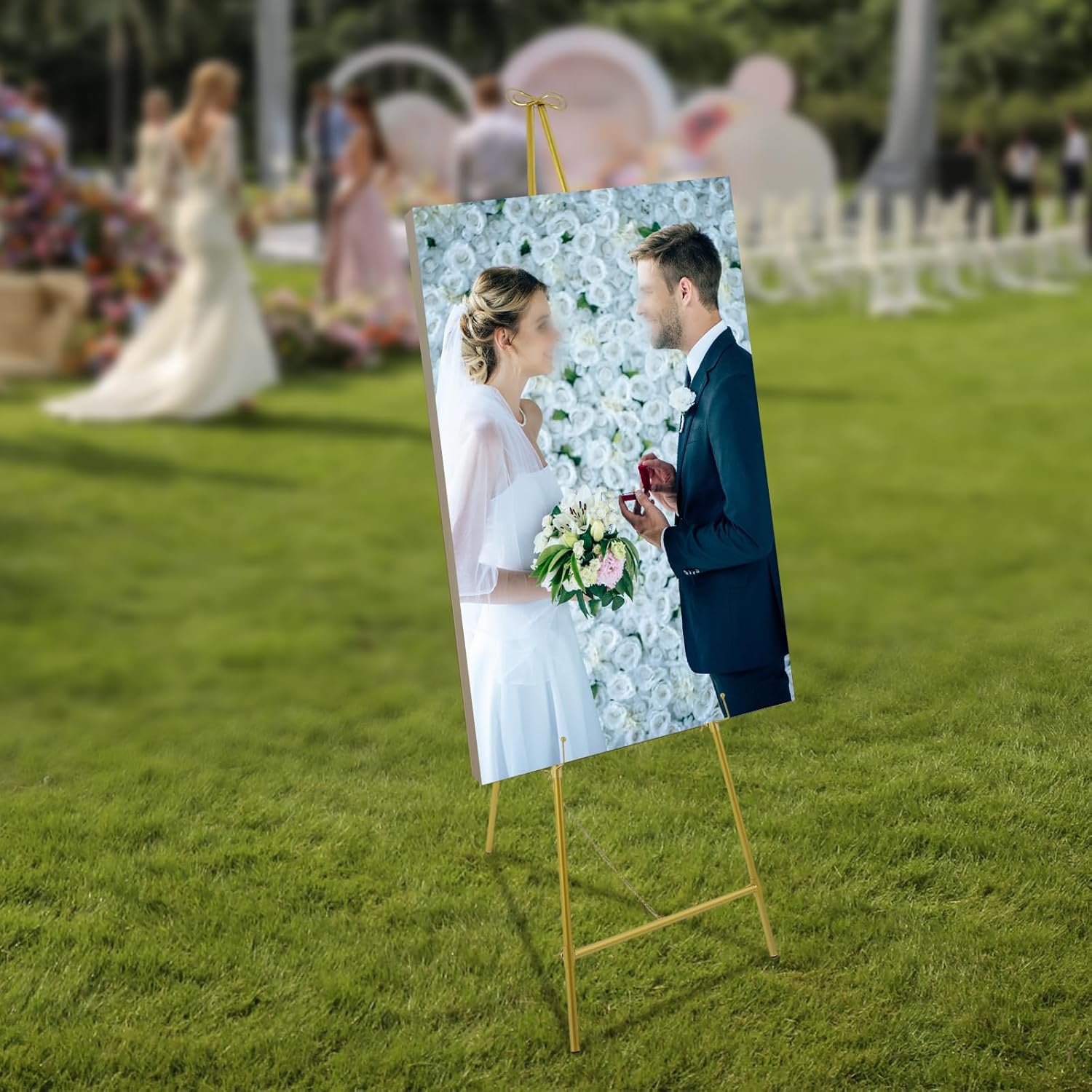 2146 X 6161 Gold Display Easel Stand