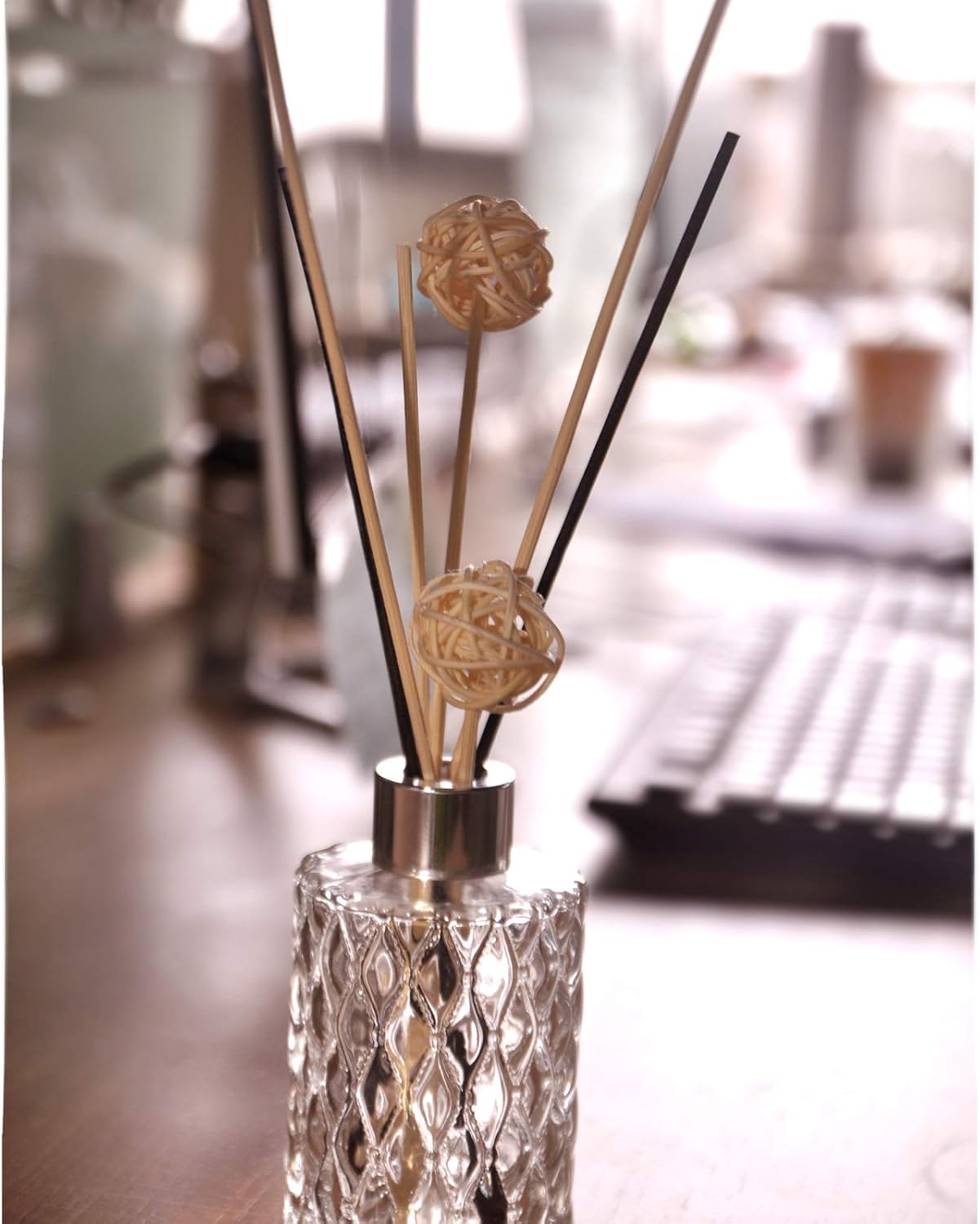 100 Pieces Natural Rattan Diffuser Sticks 8 Inch 3mm
