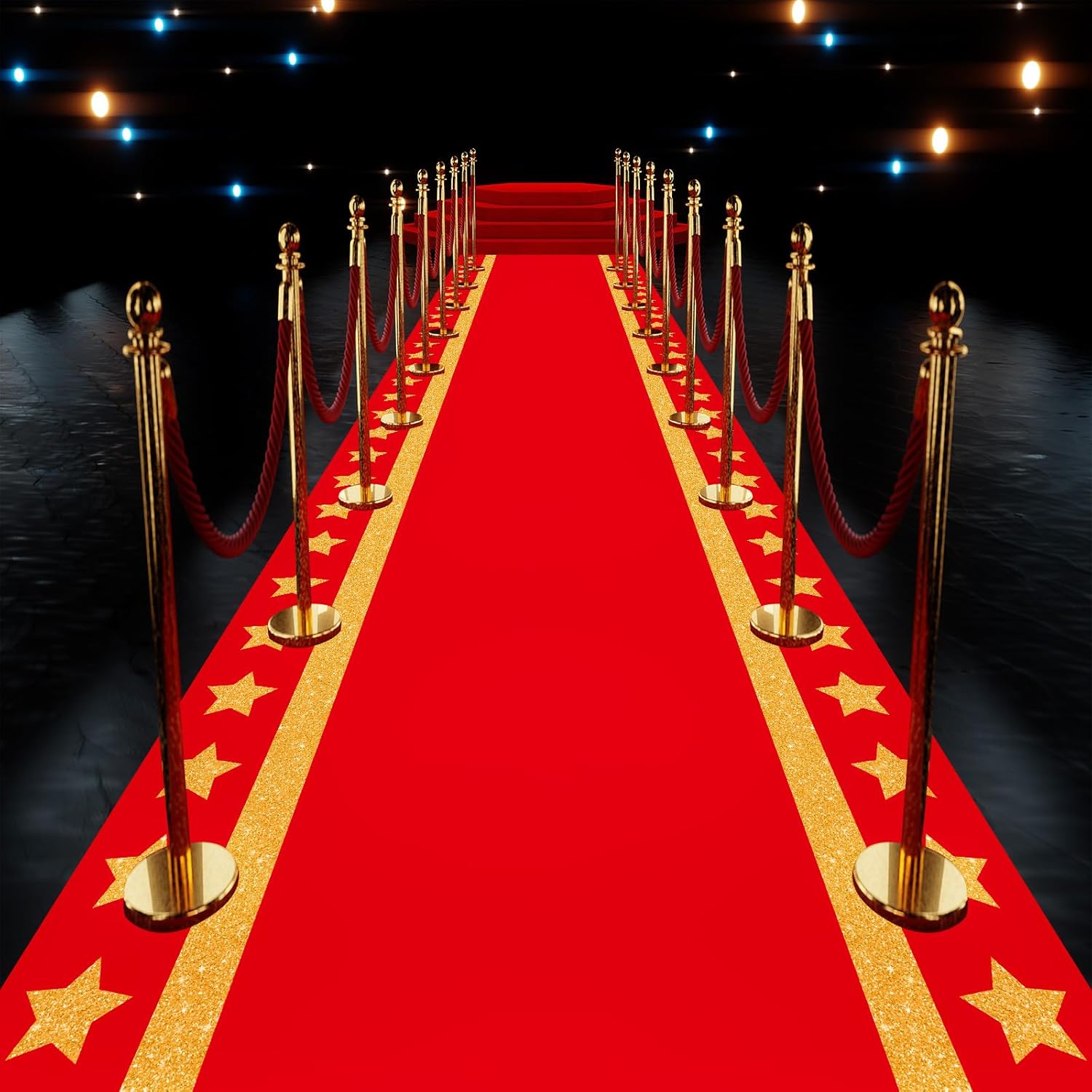 Woanger Red Carpet Runner for Party 33 x 50 Ft