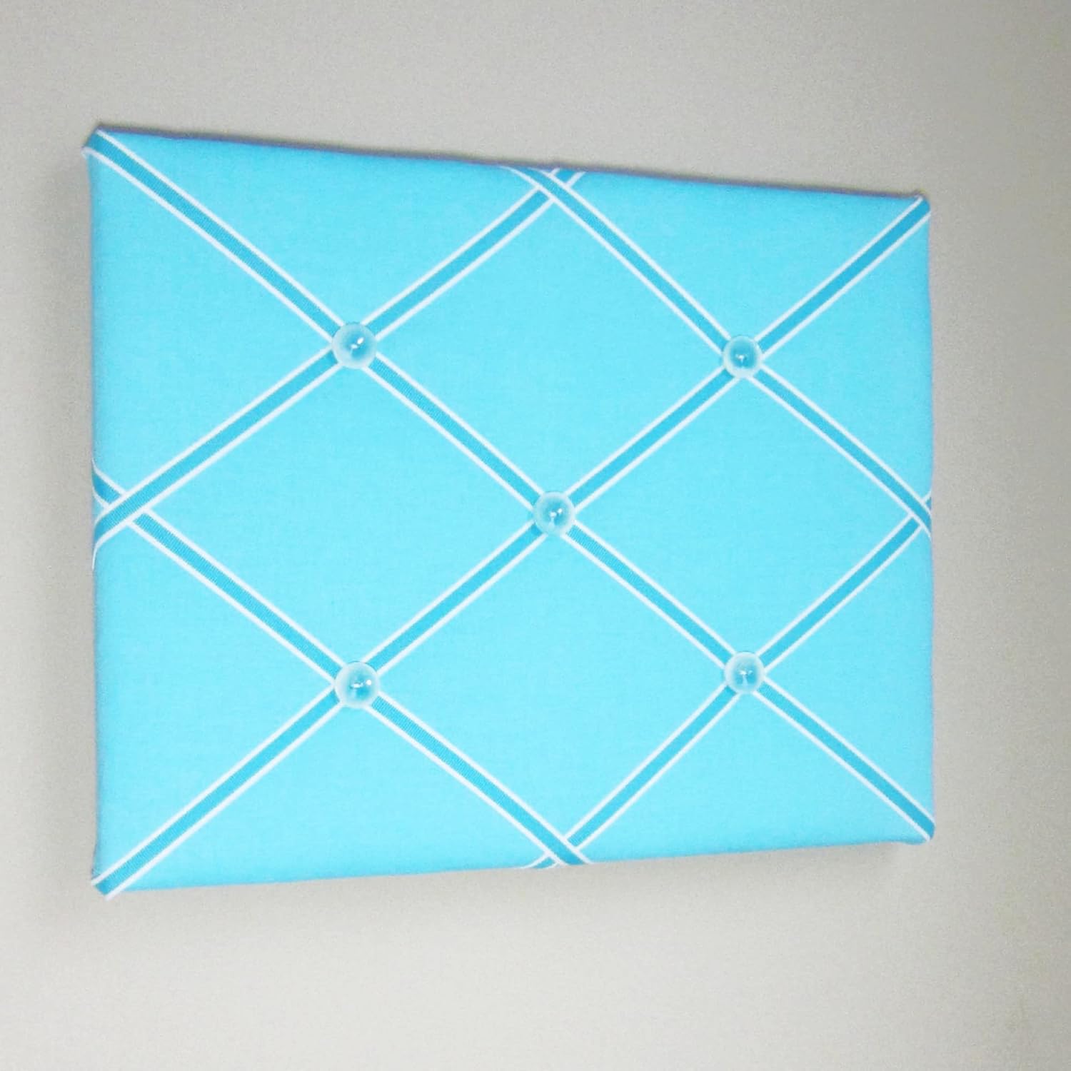 11x14 Bahama Blue Turquoise French Memory Board Bow Board