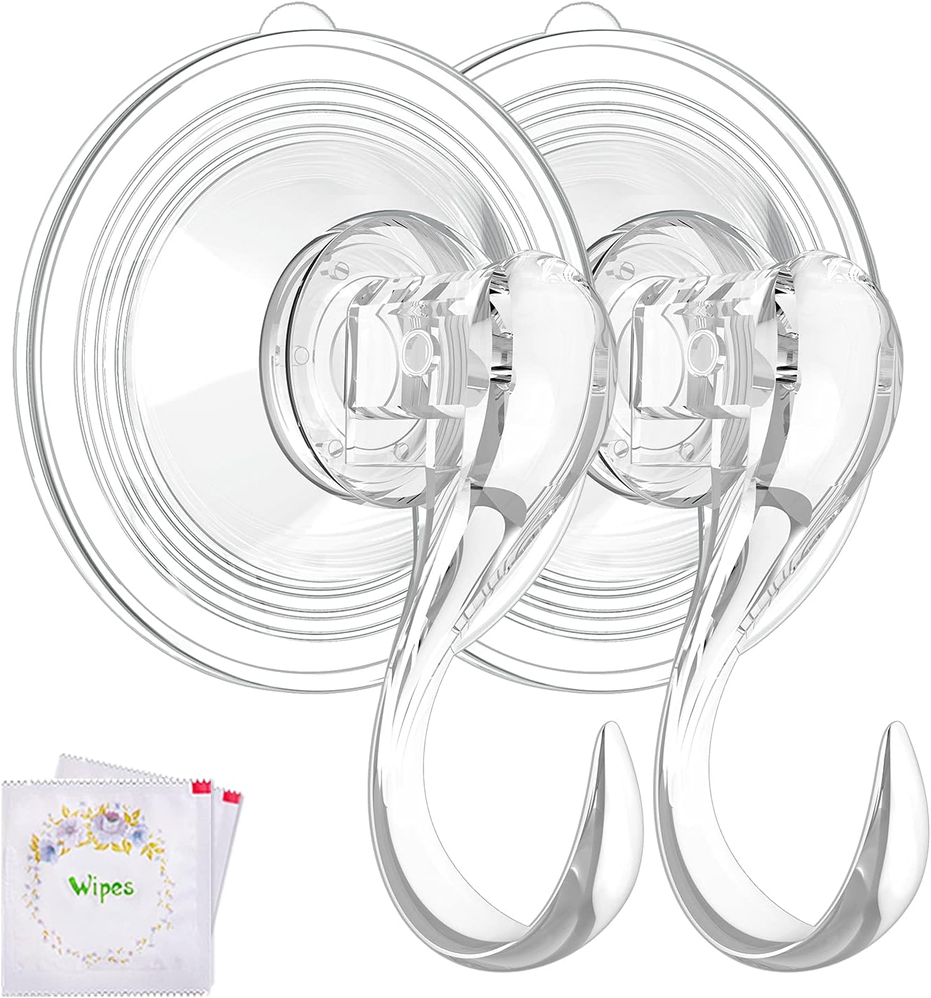 VISV Large Suction Cup Wreath Hanger 4 Pcs