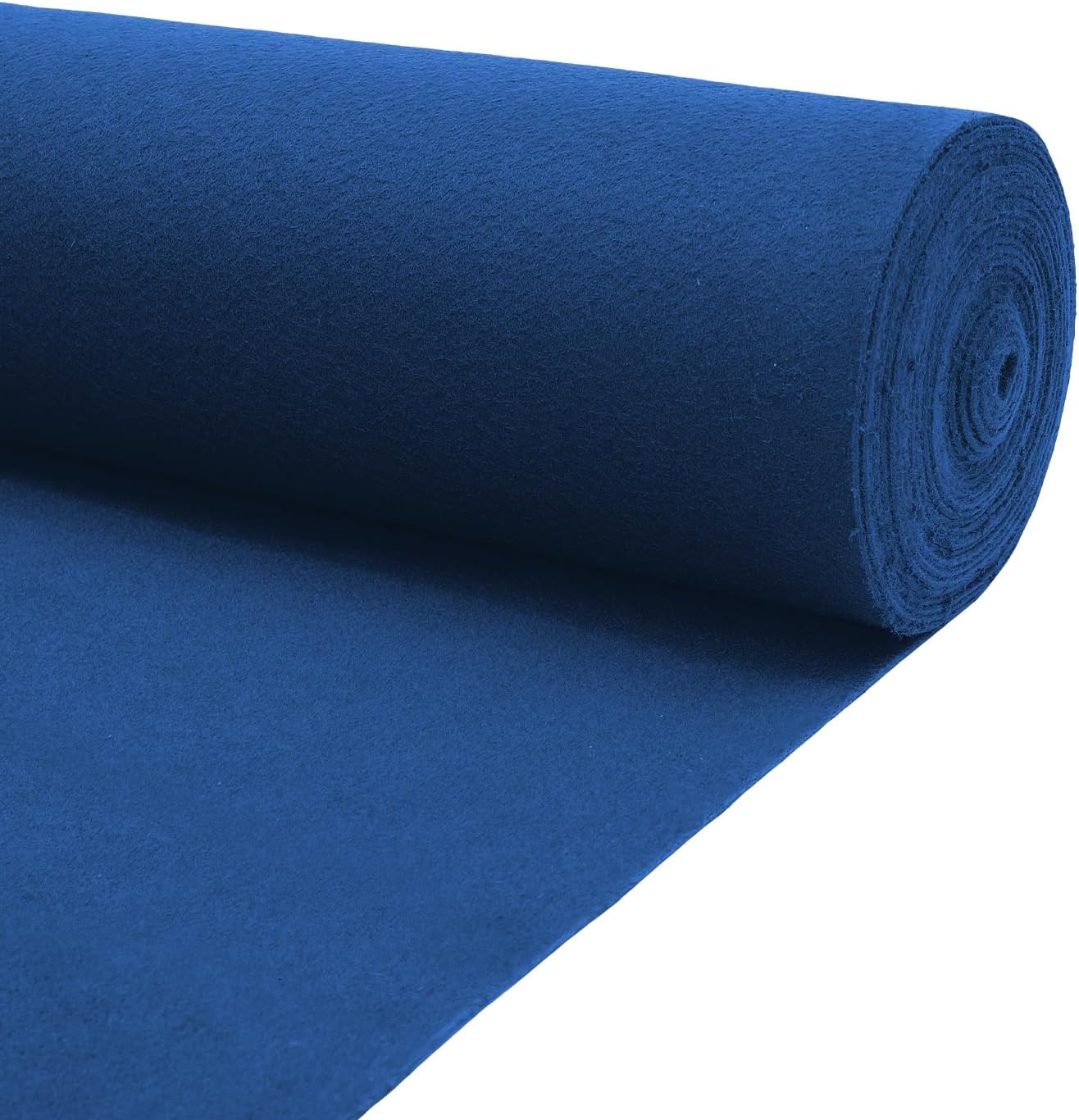 CNCEST Blue Carpet Runner for Party 33ft Non-Slip Runway Rug