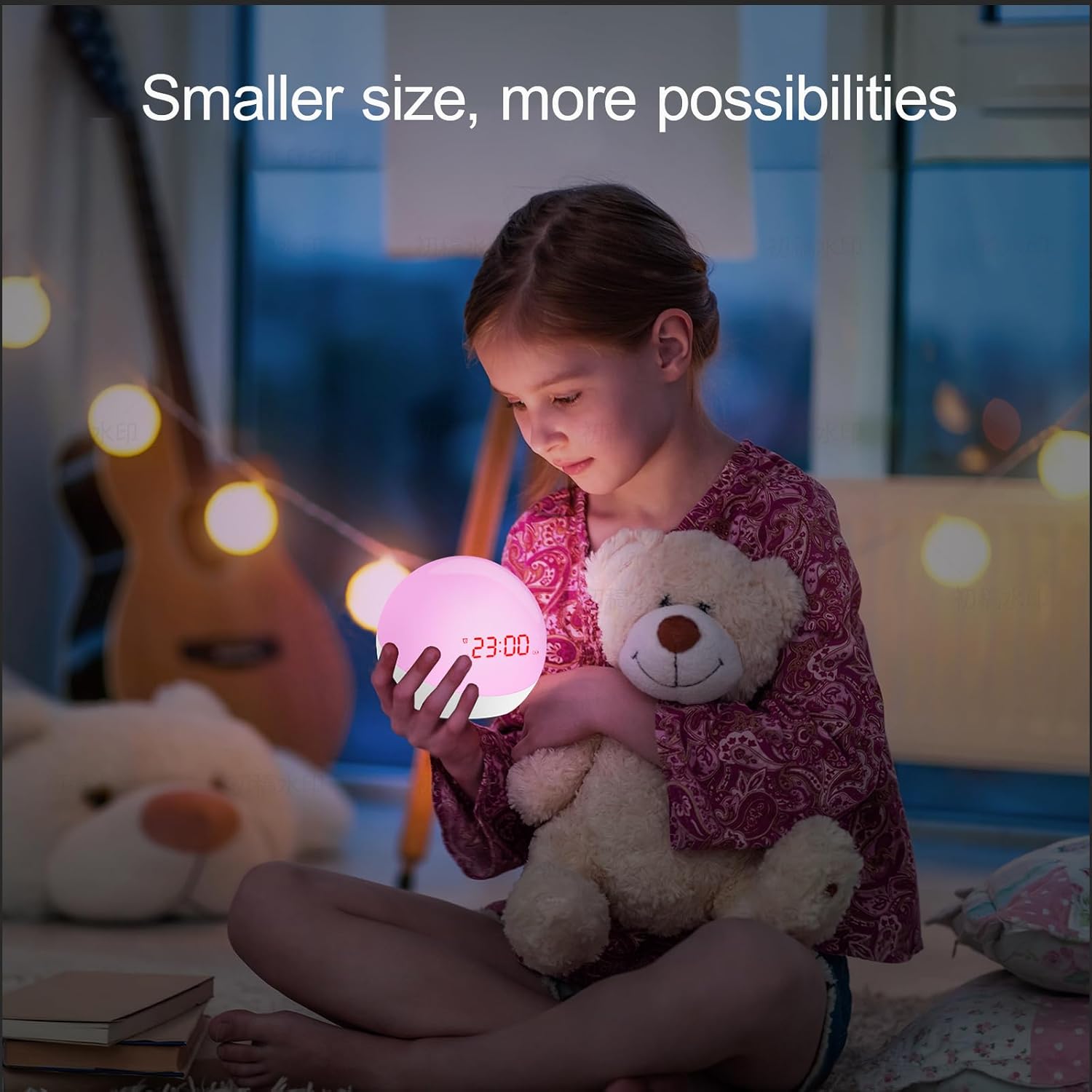 Homidy Alarm Clock for Kids 4th Gen 2024 White