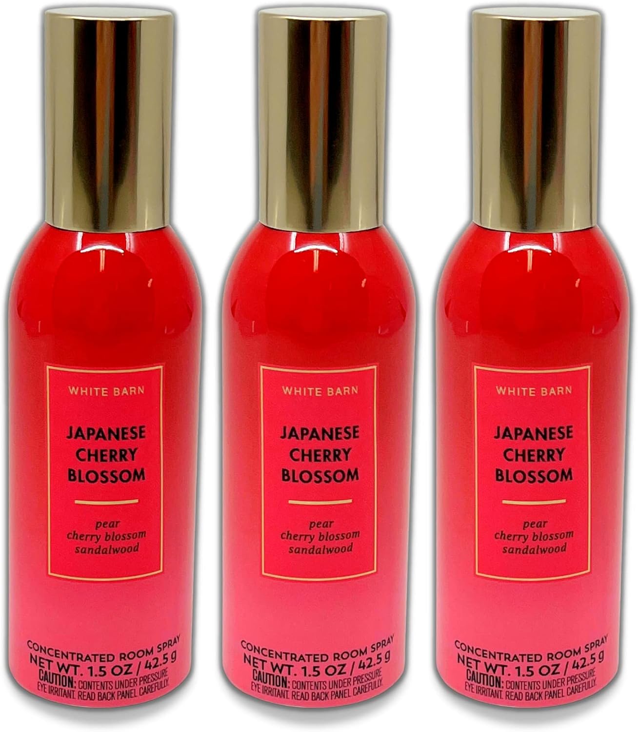 Bath and Body Works Japanese Cherry Blossom Room Spray 3-Pack