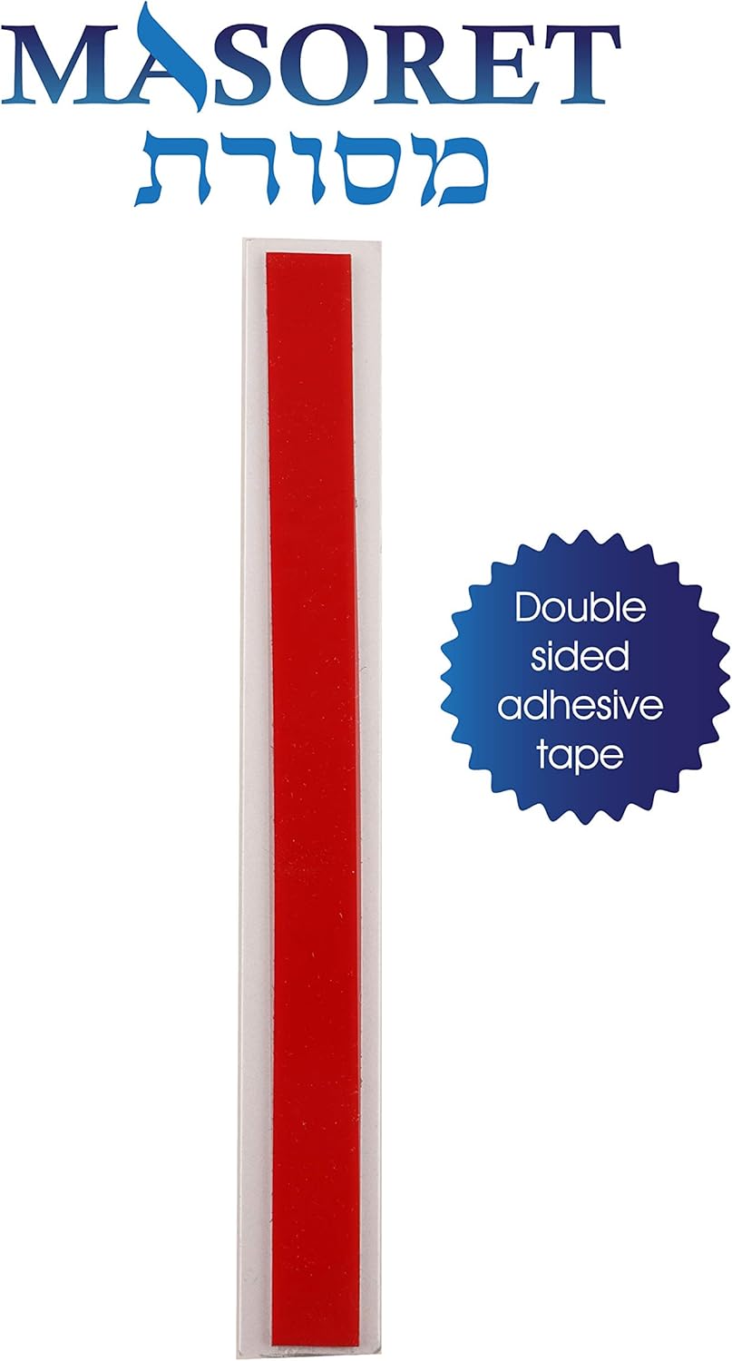 3-Piece Aluminum Door Mezuzah Cases with Hebrew Shin