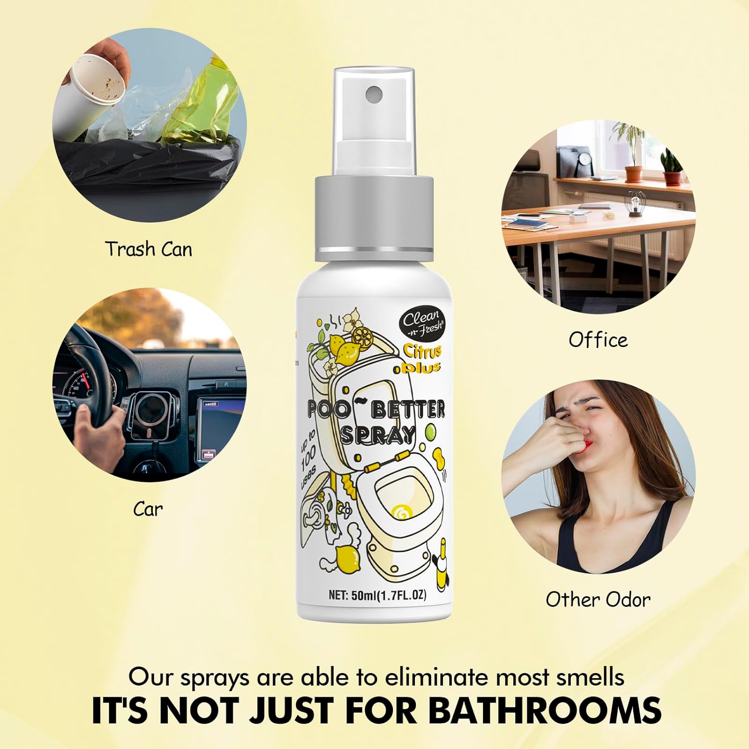Clean-n-Fresh Toilet Spray Variety Pack 3 Fl Oz