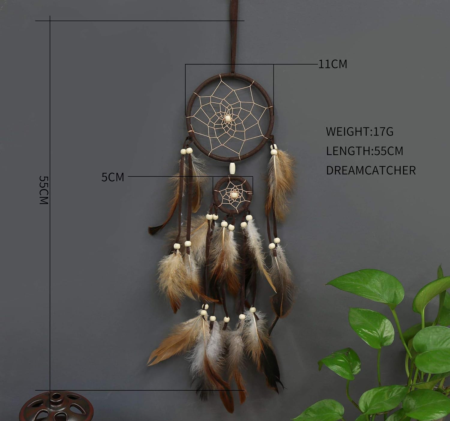 Feather Dream Catcher Native American Wall Hanging Decor