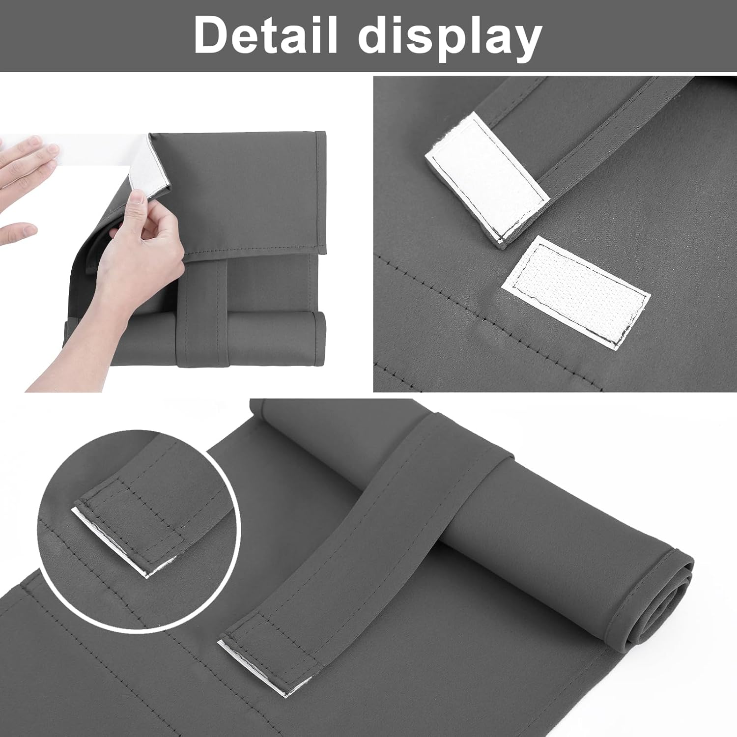 YSYY Soft Blackout French Door Curtains 8x36