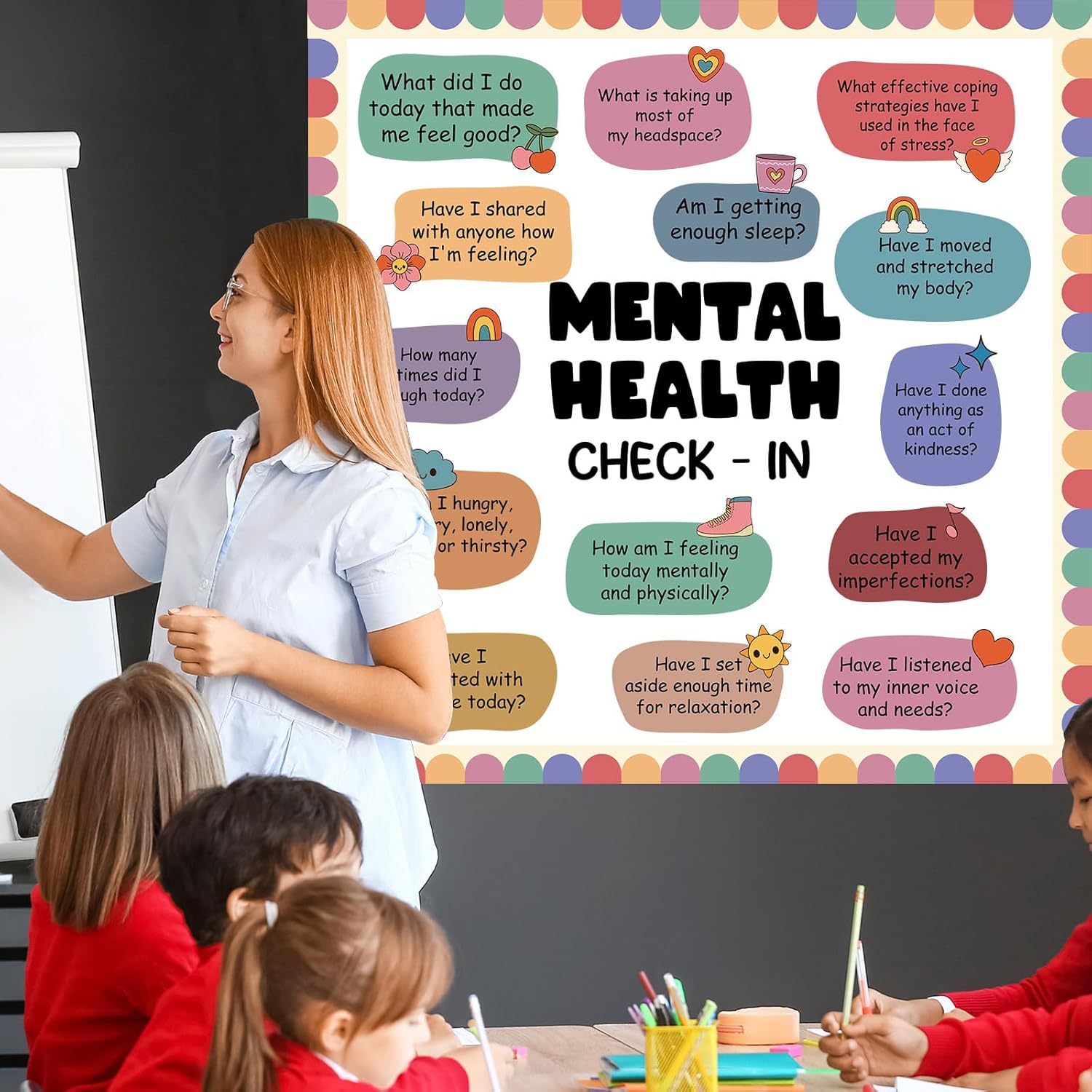 Mental Health Bulletin Board Set Classroom Decor