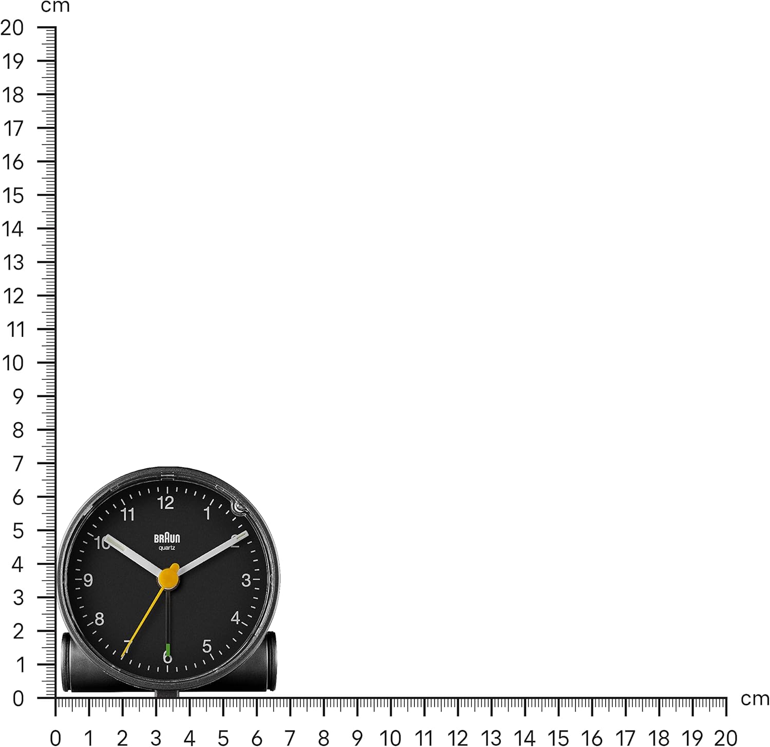 Braun Classic Analogue Alarm Clock with Snooze and Light