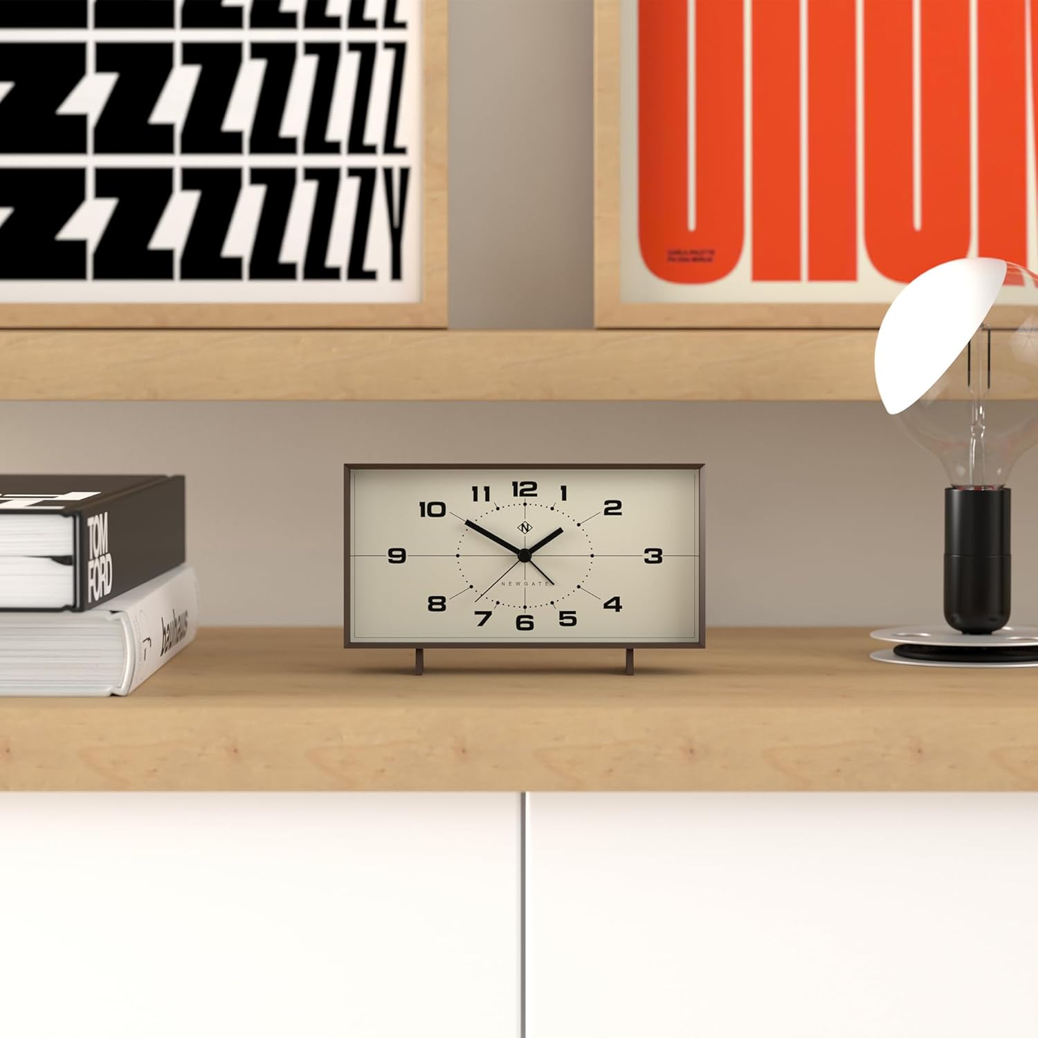 NEWGATE Wideboy Alarm Clock with Retro Design
