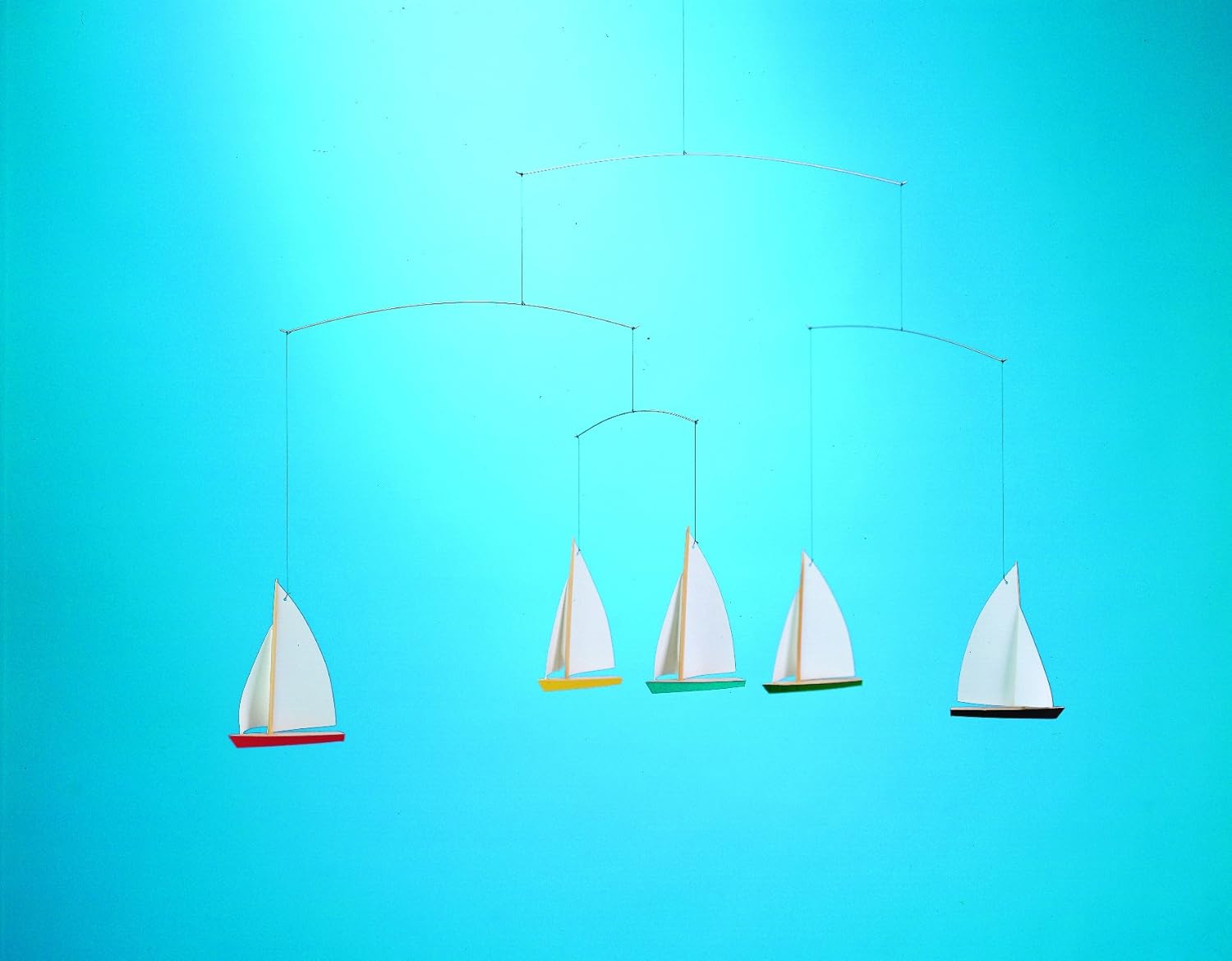 Flensted Mobiles Dinghy Regatta 5 Hanging Mobile 26 Inches