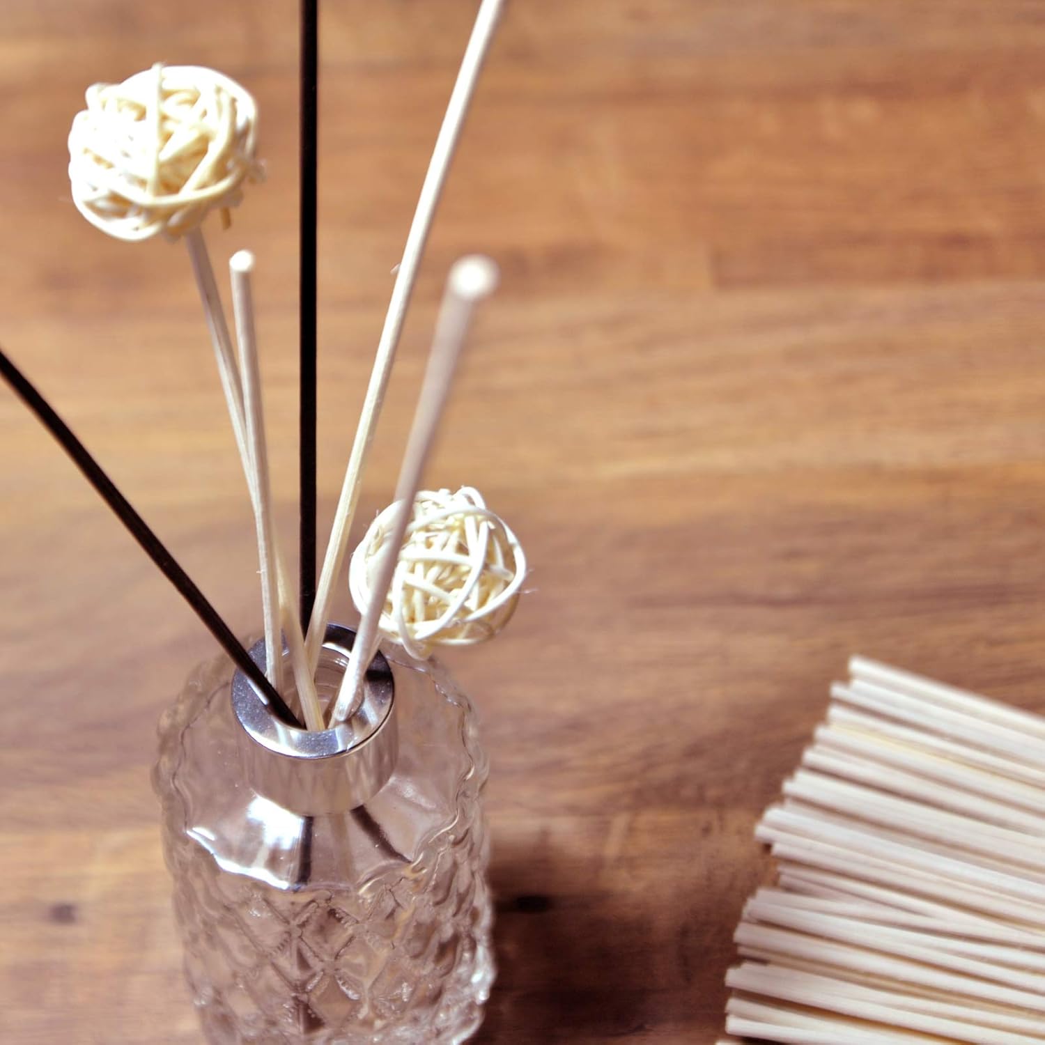 100 Pieces Natural Rattan Diffuser Sticks 8 Inch 3mm