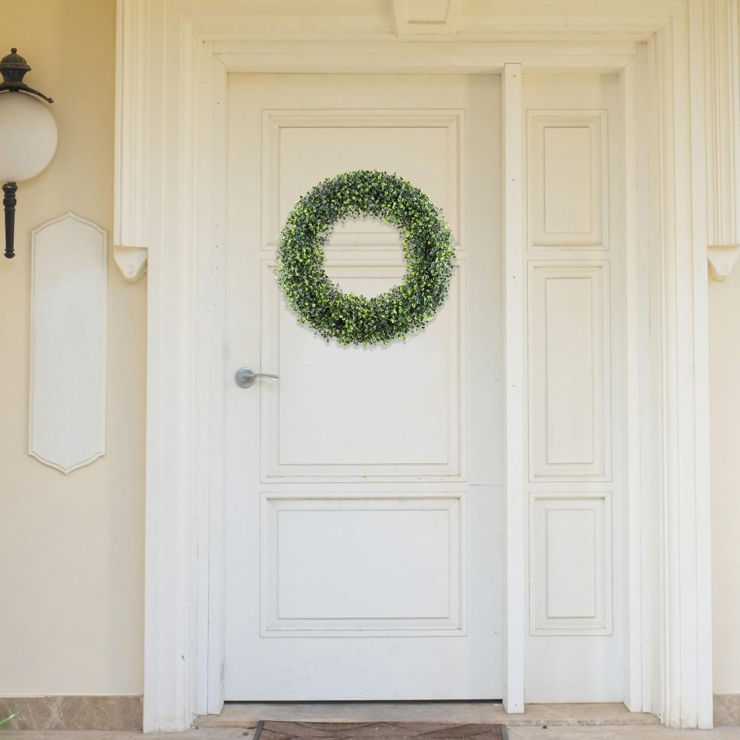 Pure Garden 195 Inch Boxwood Wreath