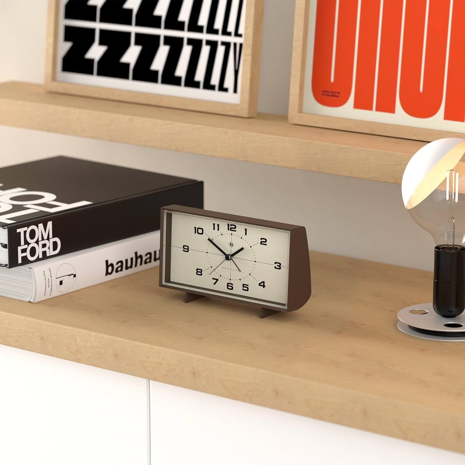 NEWGATE Wideboy Alarm Clock with Retro Design