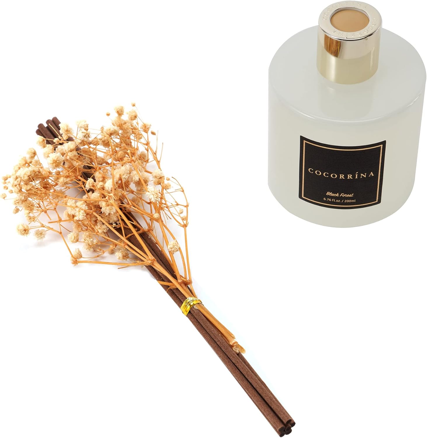 Cocorrina Reed Diffuser Set with Flowers and Sticks