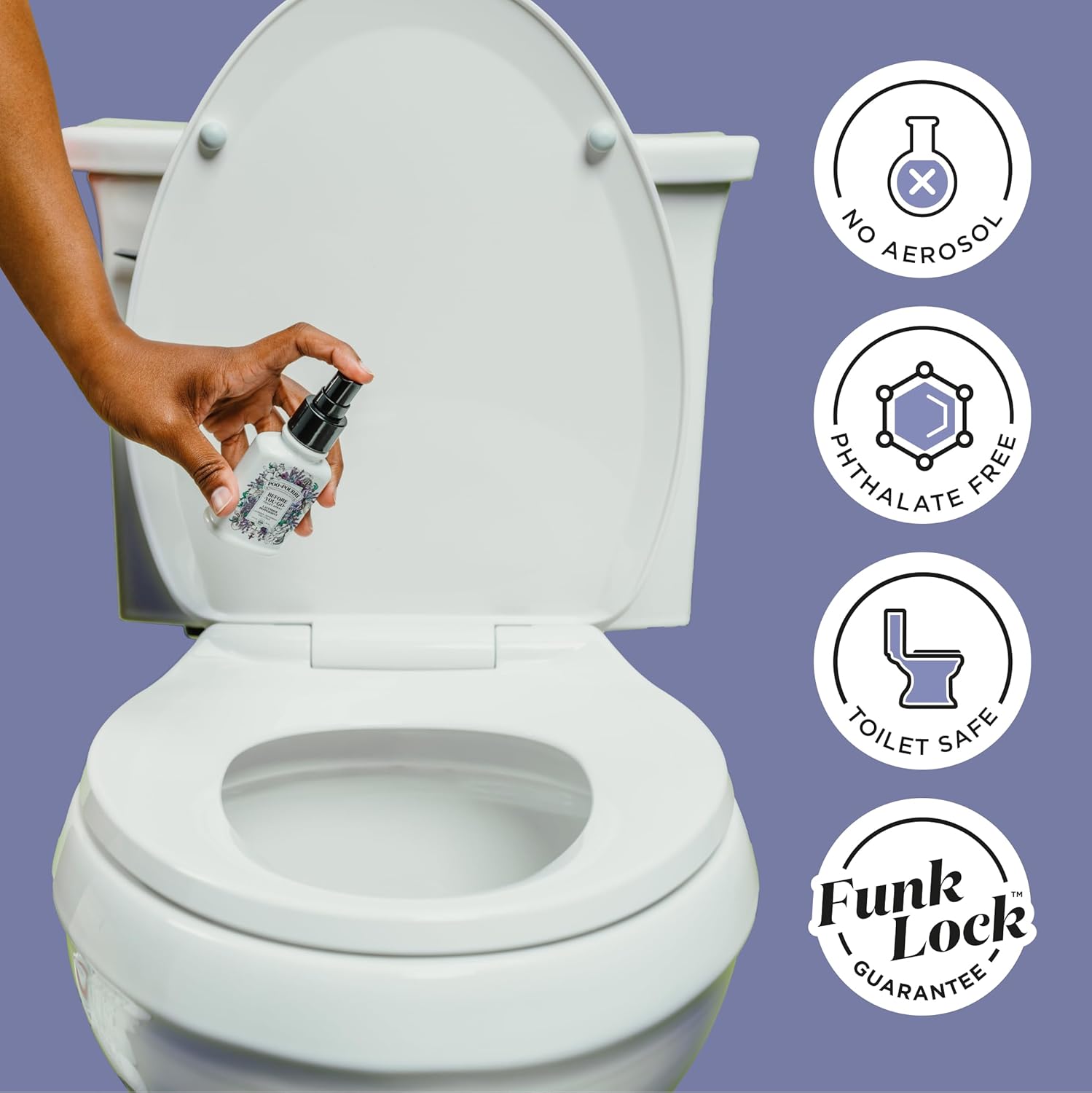 Poo-Pourri Before-You-Go Toilet Spray Lavender Peppermint 2 Fl Oz