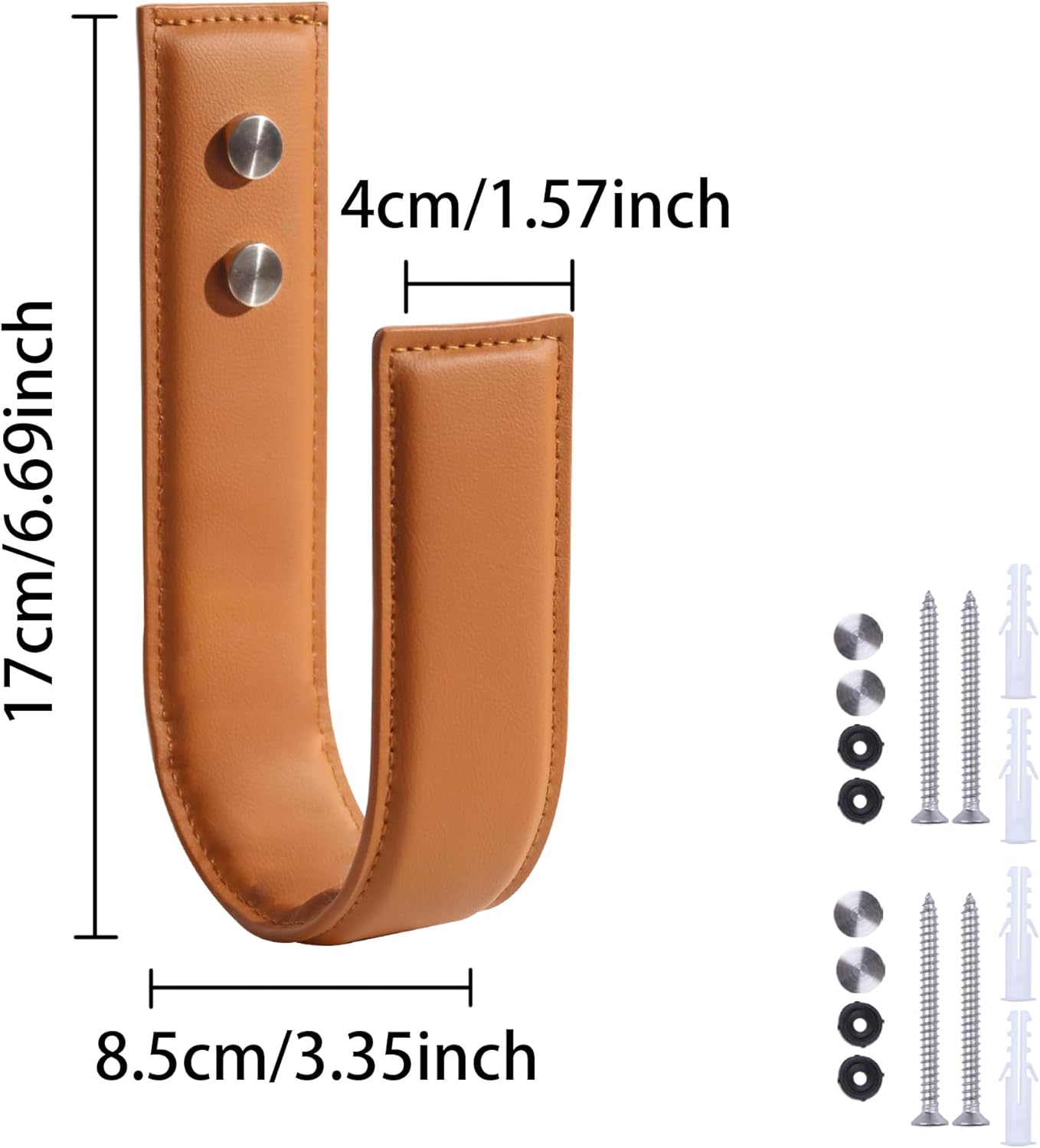 OCIOLI 2 Pack Modern Curtain Holdbacks