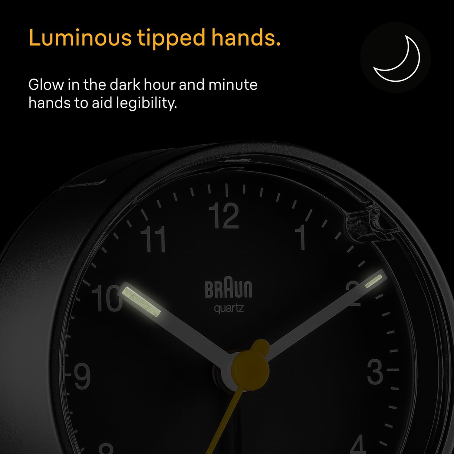 Braun Classic Analogue Alarm Clock with Snooze and Light