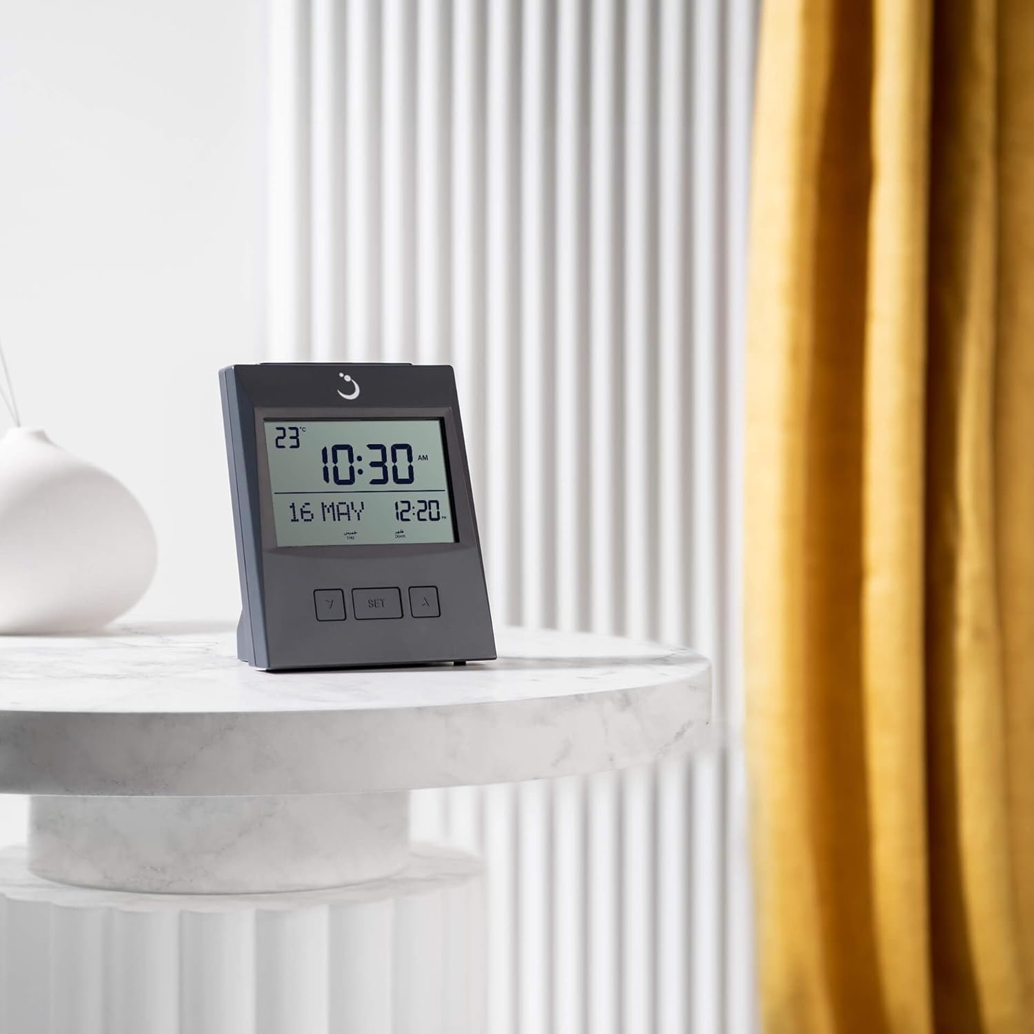 Azan Clock CS-13 Table Alarm Clock with LED Display
