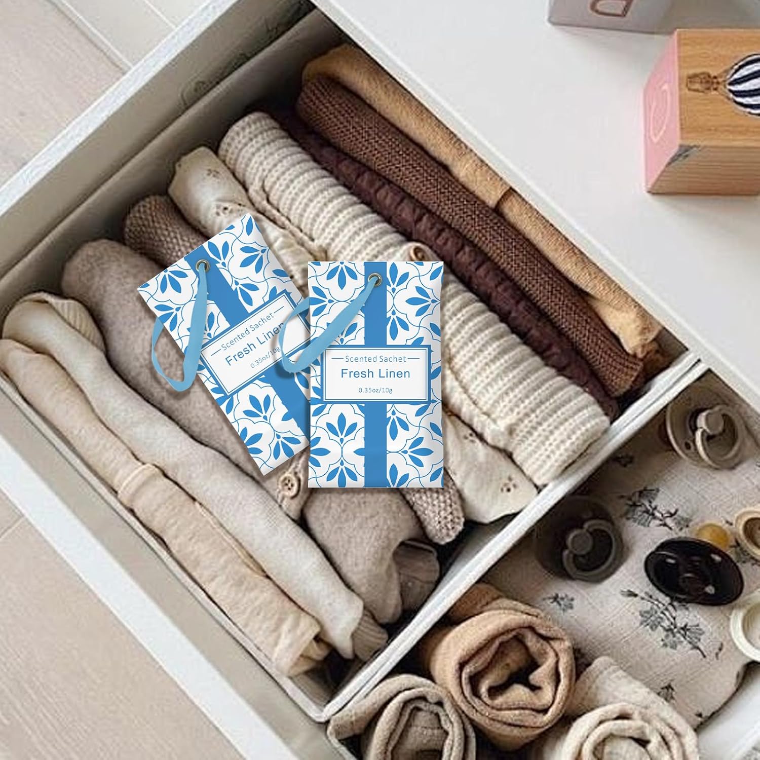 SCENTORINI Linen Scented Sachets 14-Pack Wardrobe Freshener