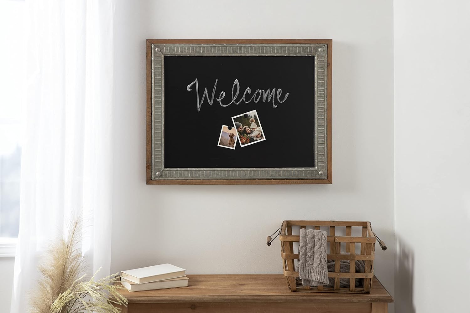 Kate and Laurel Deely Rustic Chalkboard Wall Decor