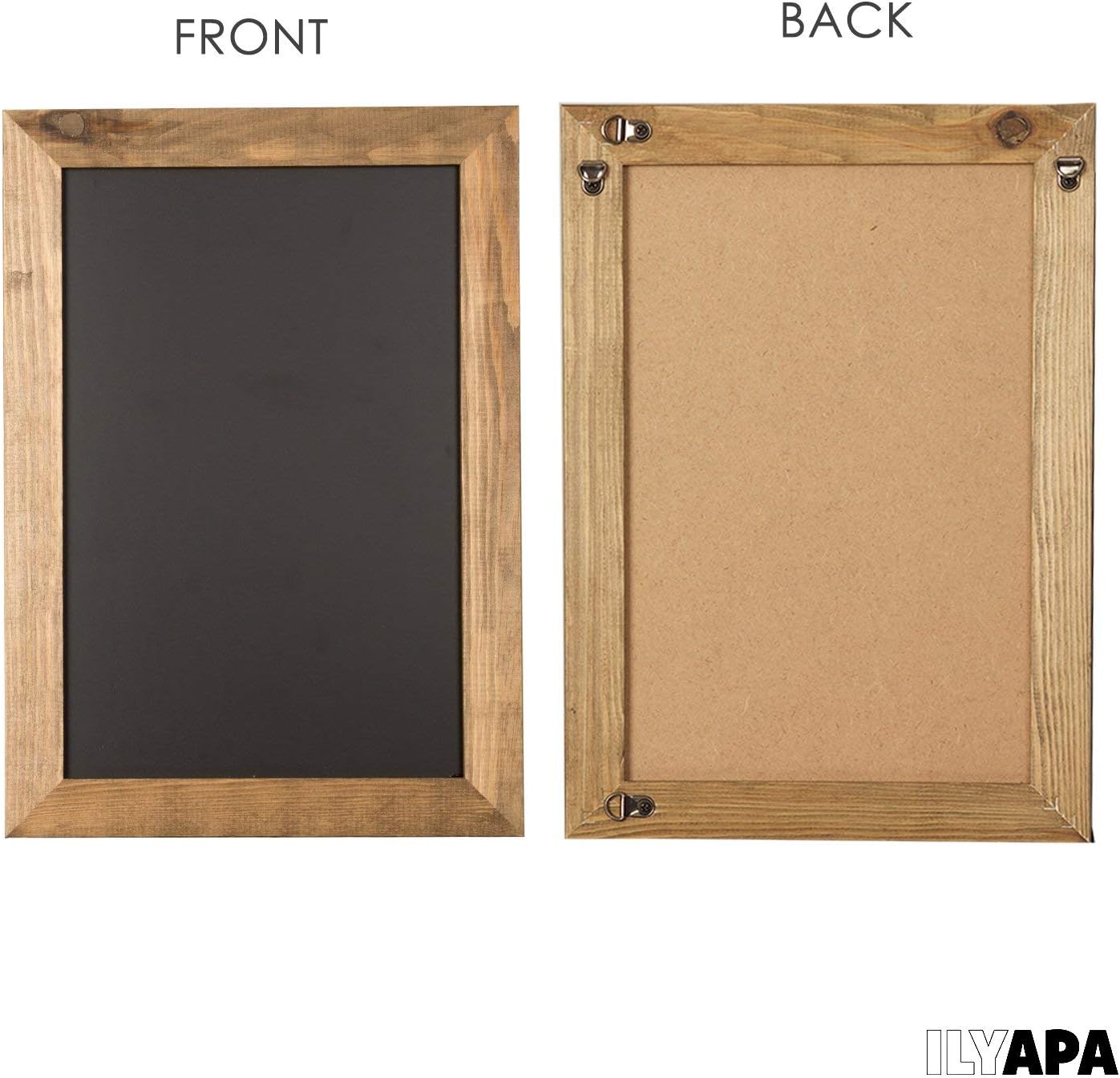 Ilyapa Rustic Wooden Magnetic Chalkboard Sign 12x16
