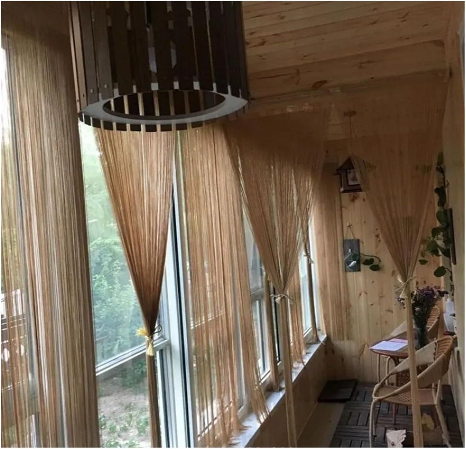 3x26m String Curtains for Living Room Divider Valance