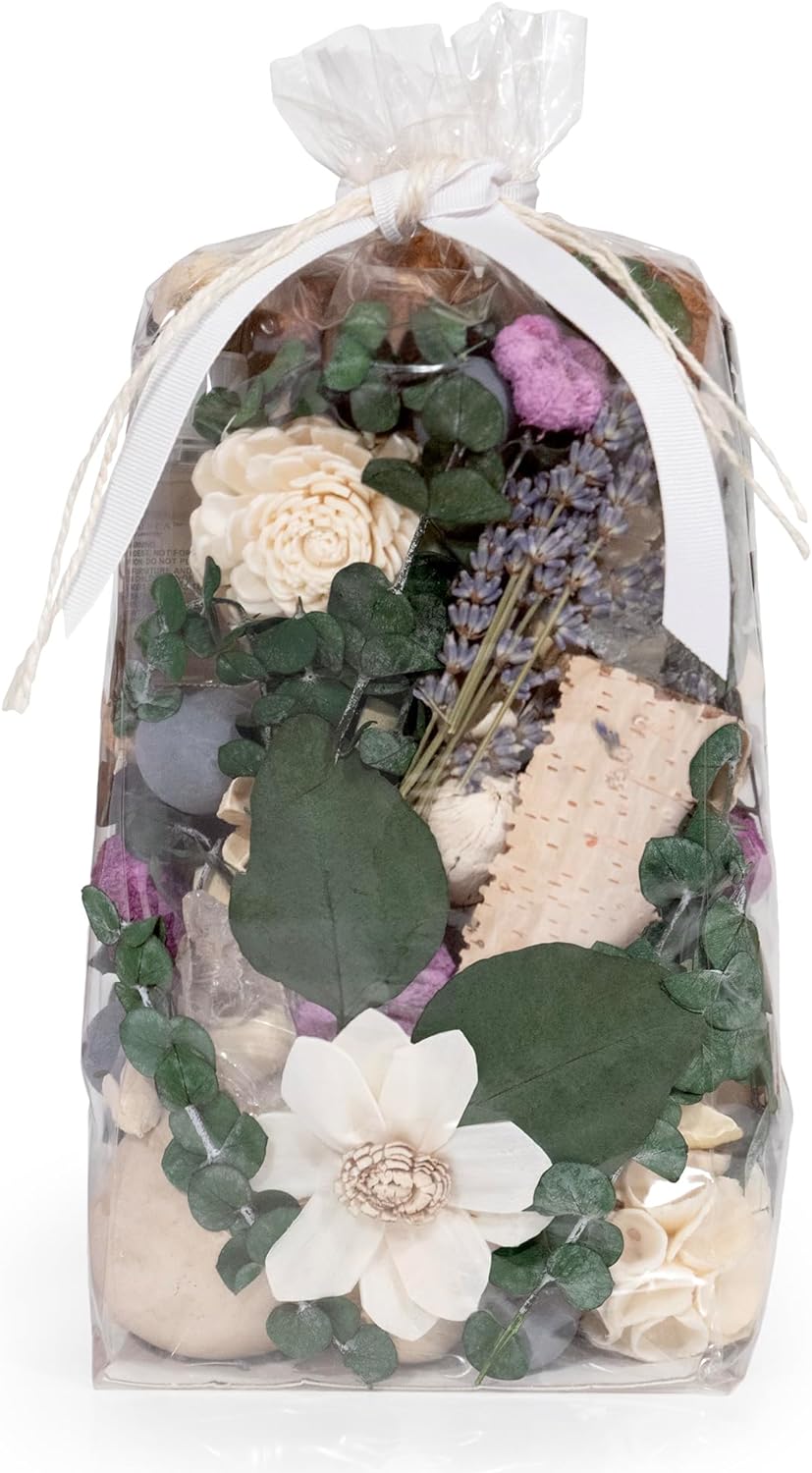 ANDALUCA Preserved Eucalyptus Lavender Potpourri