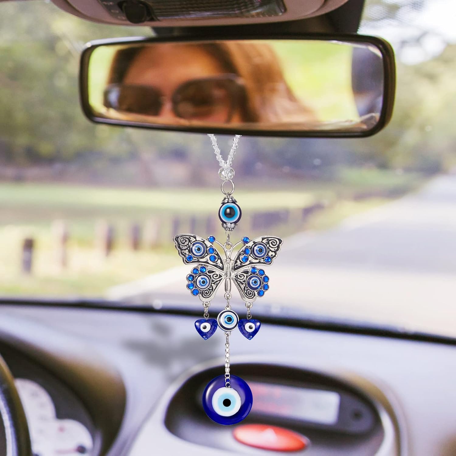 Frienda Evil Eye Car Hanging Ornament Decor